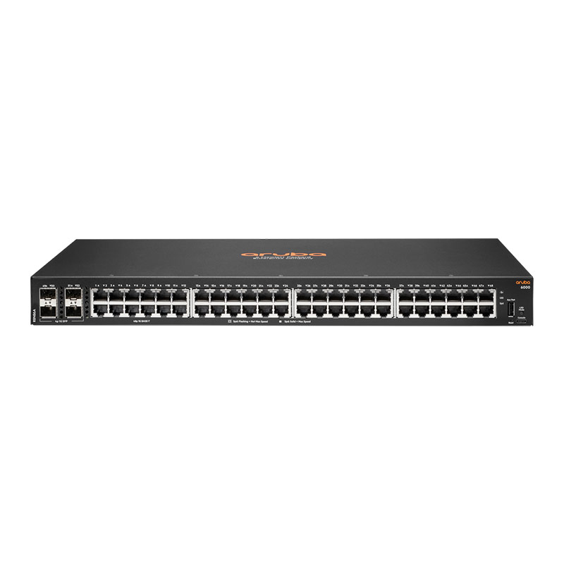 HPE Aruba CX 6000 48G 4SFP Switc...