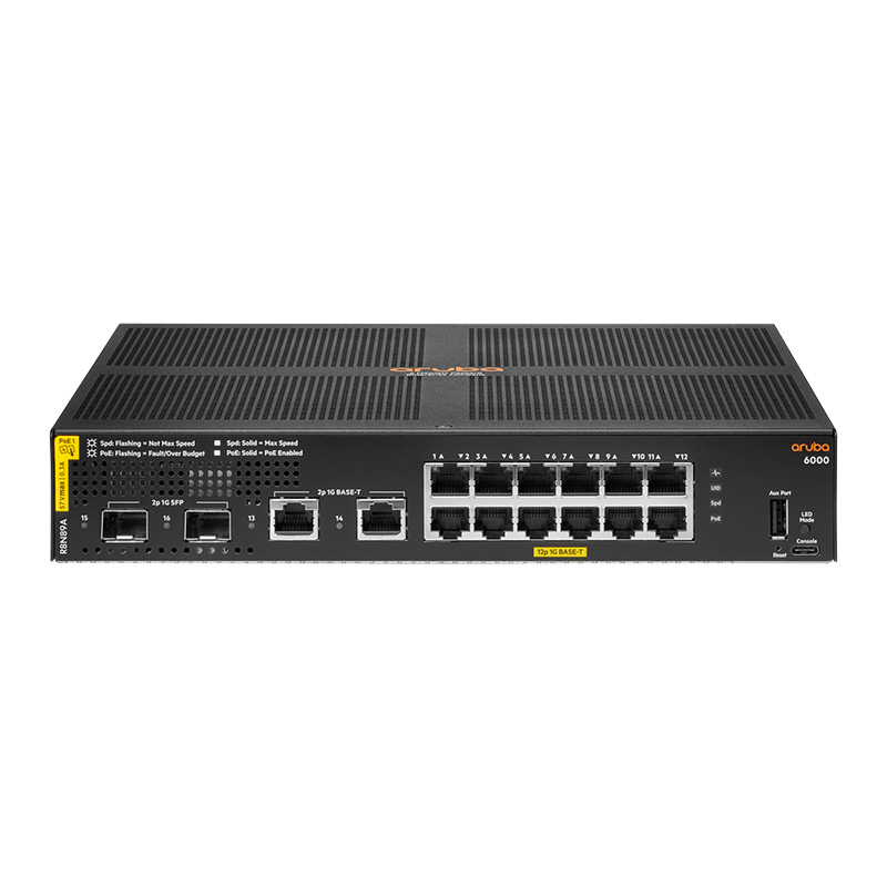 HPE Aruba 6000 12G CL4 2SFP 139W...